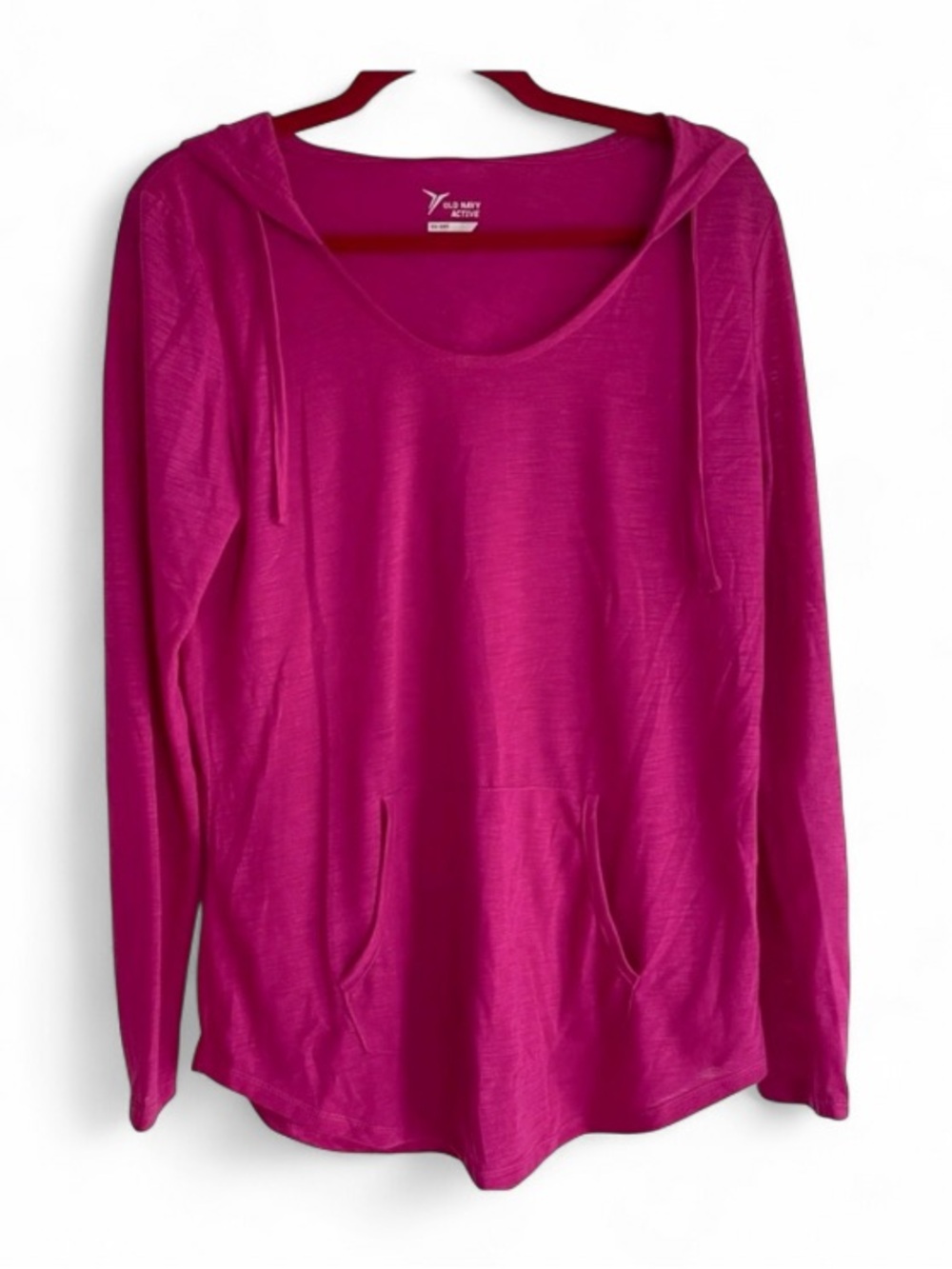 Old Navy Active Hot Pink Lightweight Hoodie Size M